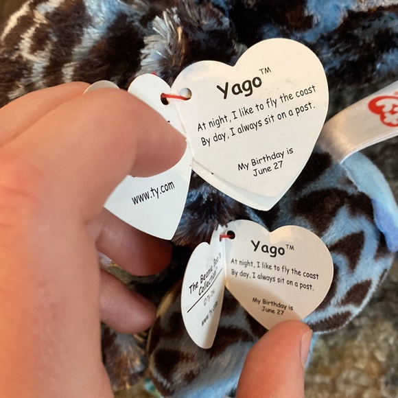 Ty owl stuffed animals - mom and baby🦉💜💙 - Picture 10 of 10